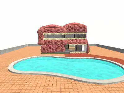 train eater home  Low-poly 3D model