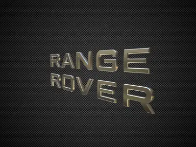 range rover logo 3D model