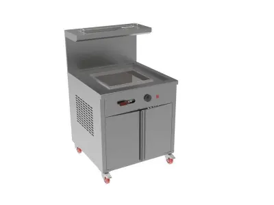 3Falafel Frying Machine 3D model