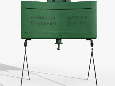 Mine MON-50 Low-poly 3D model purchase