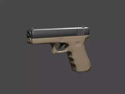 Simple Glock Free 3D model