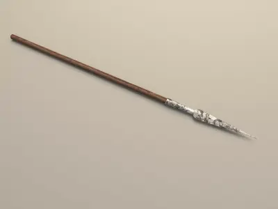 medieval spear 3D model