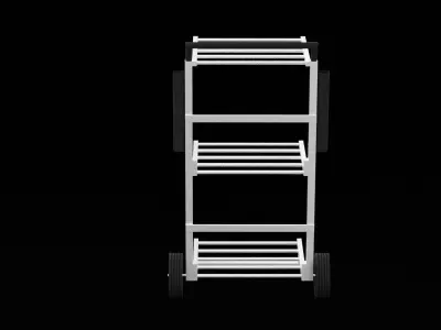 Airport Cart  Low-poly 3D model