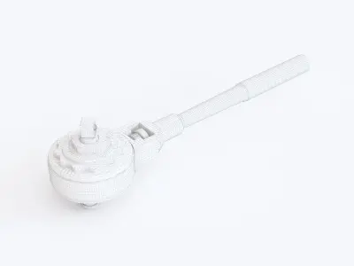 Socket wrench 3D model