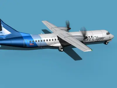 ATR  ATR-72-600 Baltimore Clipper 3D model