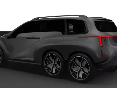 6x6 SUV Concept 3D model
