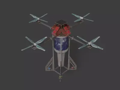 Feiyi Underwater Drone Low-poly 3D model