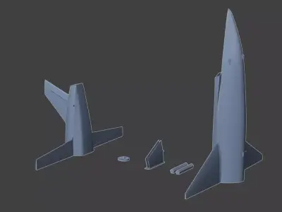 Anduril YFQ-44 3D print model