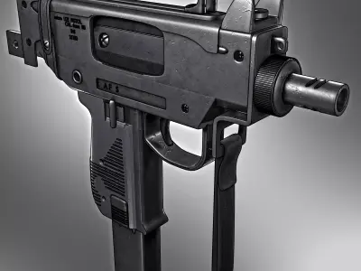 GITS Mini Uzi 3D model