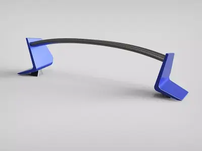 Spoiler combo sedan rear 3D model