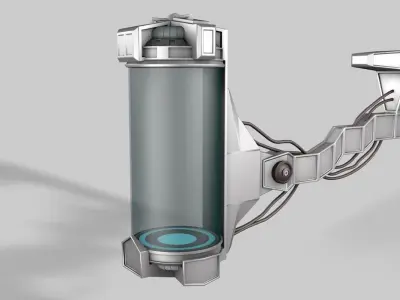 Sci-fi liquid container  3D model purchase