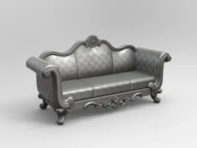 Victorian Sofa 3D print model