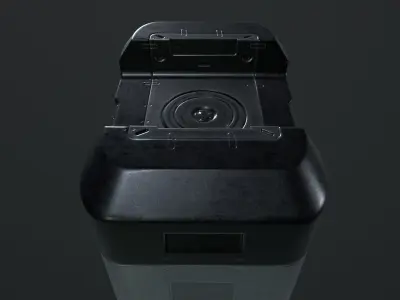 Futuristic Smart Power Cell Box Game Ready Props sci-fi Free low-poly 3D model
