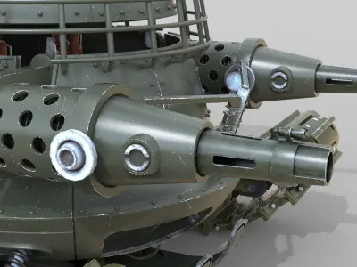 AeroViper VT 0723  Hybrid Assault HeliTank 3D model