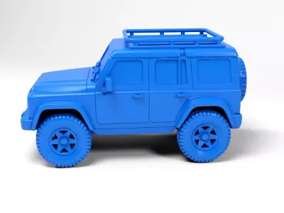 4x4 Car 2 3D print model