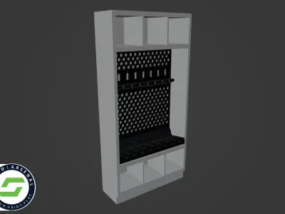 Armory - Rack and Cabinet 05 3D print model purchase