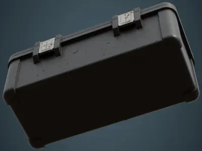 Toolbox 3B Low-poly 3D model