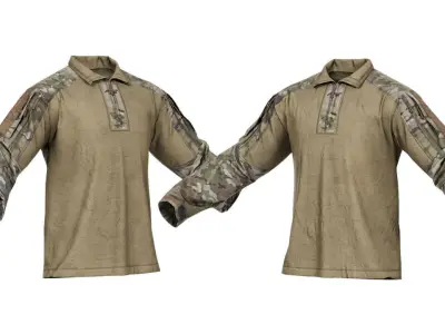 CRYE PRECISION G3 ALL WEATHER COMBAT SHIRT Low-poly 3D model