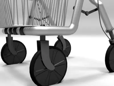 MEDICAL WALKING AID 3D model