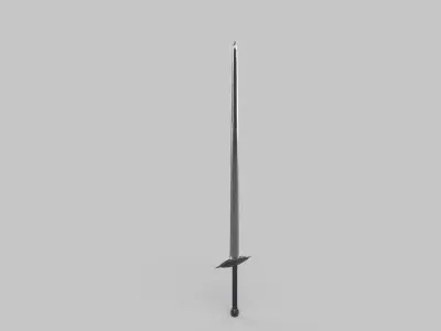 Sword Low-poly 3D model 70