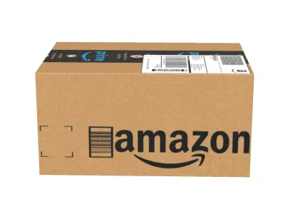 Amazon Box 1A PBR 18 Low-poly 3D model