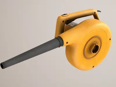 Electric Blower Low-poly 3D model