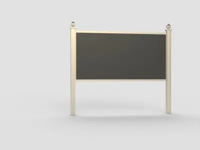 Outdoor Business Sign 3D model