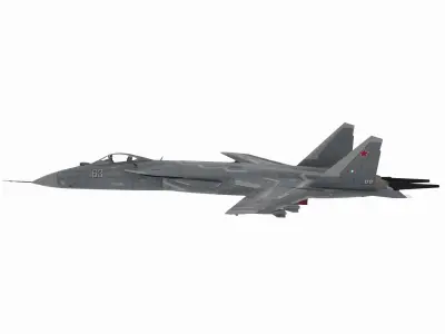 Aircraft03 russian typhoon fighter jet 3D model