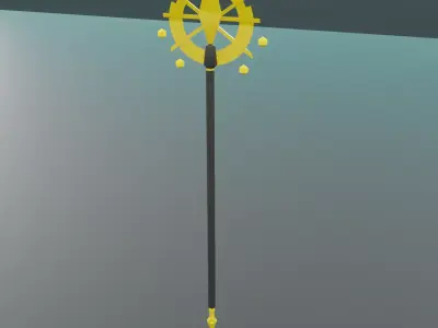 Game Ready Asset - Staff Free 3D model
