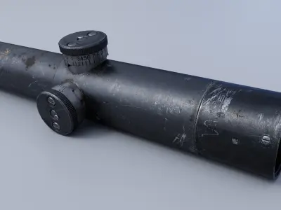 PU Scope Low-poly 3D model
