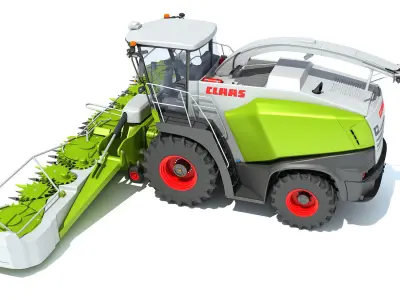 Forage Harvester Claas Jaguar 3D model