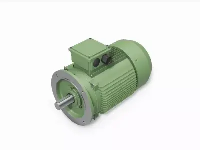 200L B5 IEC electric motor - 3D CAD model 3D model
