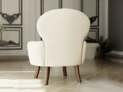 Furniture Accent Chairs Bohemian 011 Low-poly 3D model