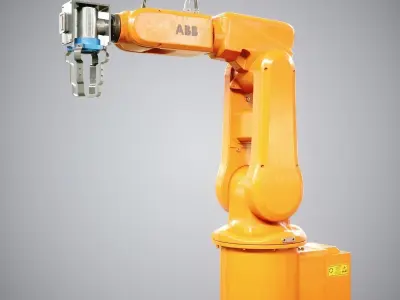 Industrial Robot 120 Low-poly 3D model