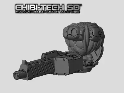 CHIBI-TECH SD - TRACY LYNN M66 HATCH GUNNER 3D print model