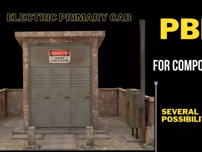 Electric Primary Cab 3D model