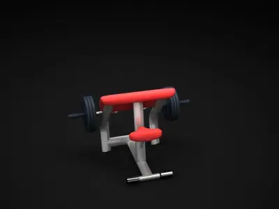 Bench Scott 3D model