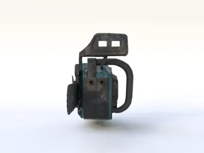 Chainsaw Low-poly 3D model get
