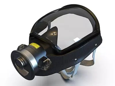 NBC gas mask 3D model