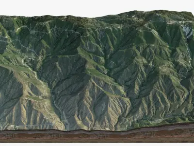 San Bernardino Mountains 3D model