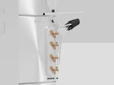 AC and heating unit LG  3D model