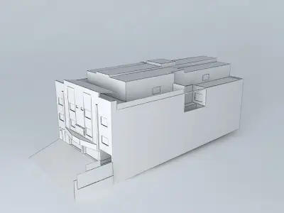 Factory solar panel Free 3D model