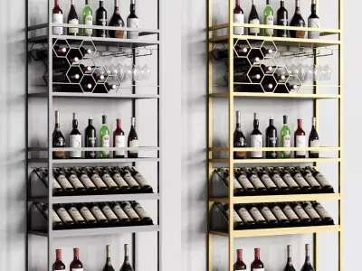 Homary Industrial Rack 04 3D model