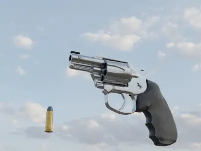 Colt Cobra Revolver 3D model