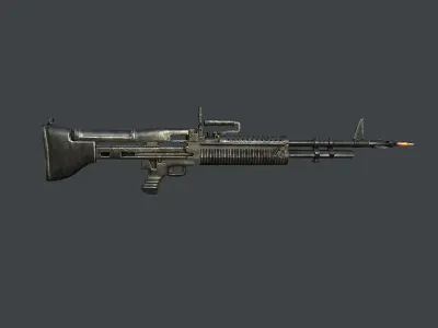 M60 Rifle Low-poly 3D model