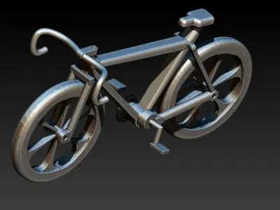 Solid Cycling Bicycle Bike Sport Pendant Jewelry  3D print model purchase