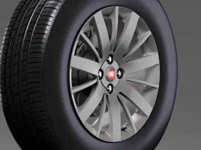 Fiat Qubo Trekking 2wheel 2017 3D model