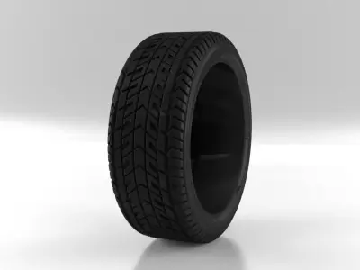Car Tire 3D model by Arowana