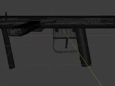 Improvised Sten Gun 3D model