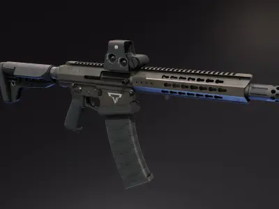 Dracarys Gen-12 Shotgun Low-poly 3D model